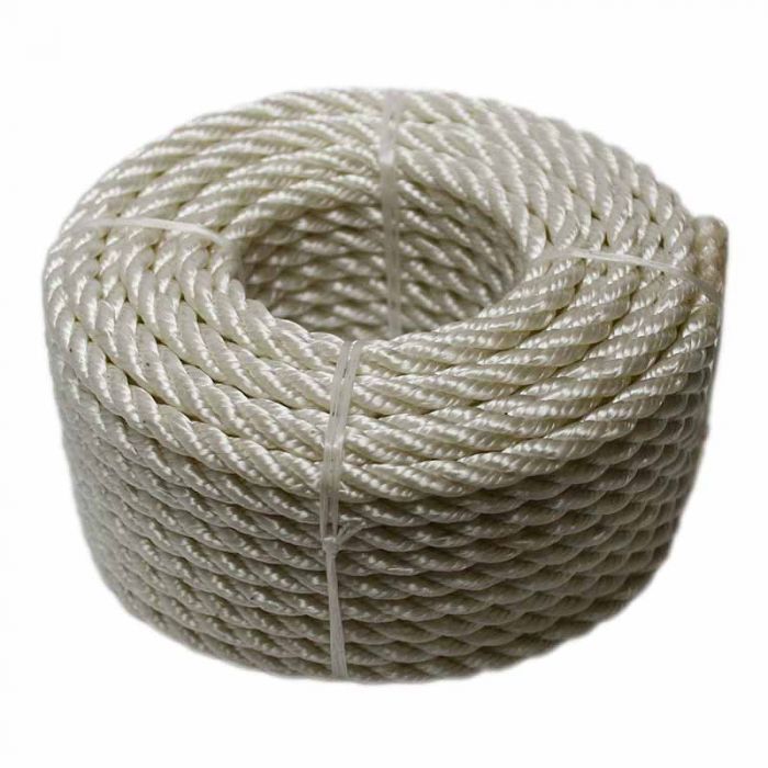 18mm White Nylon Rope (220m Coil)